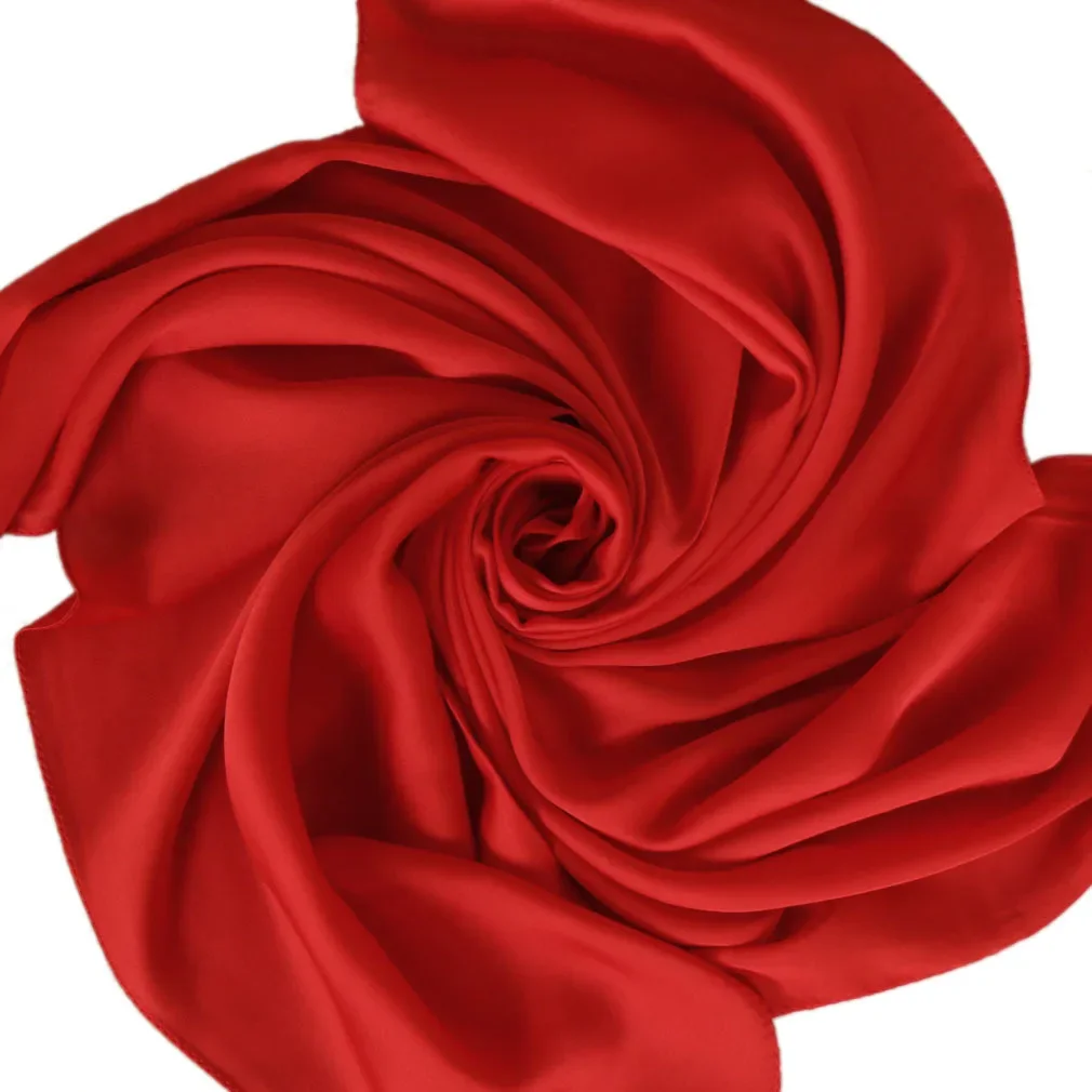 Satin Scarf Women 70cm Solid C - огляд і ціна Silk Neck Scarf