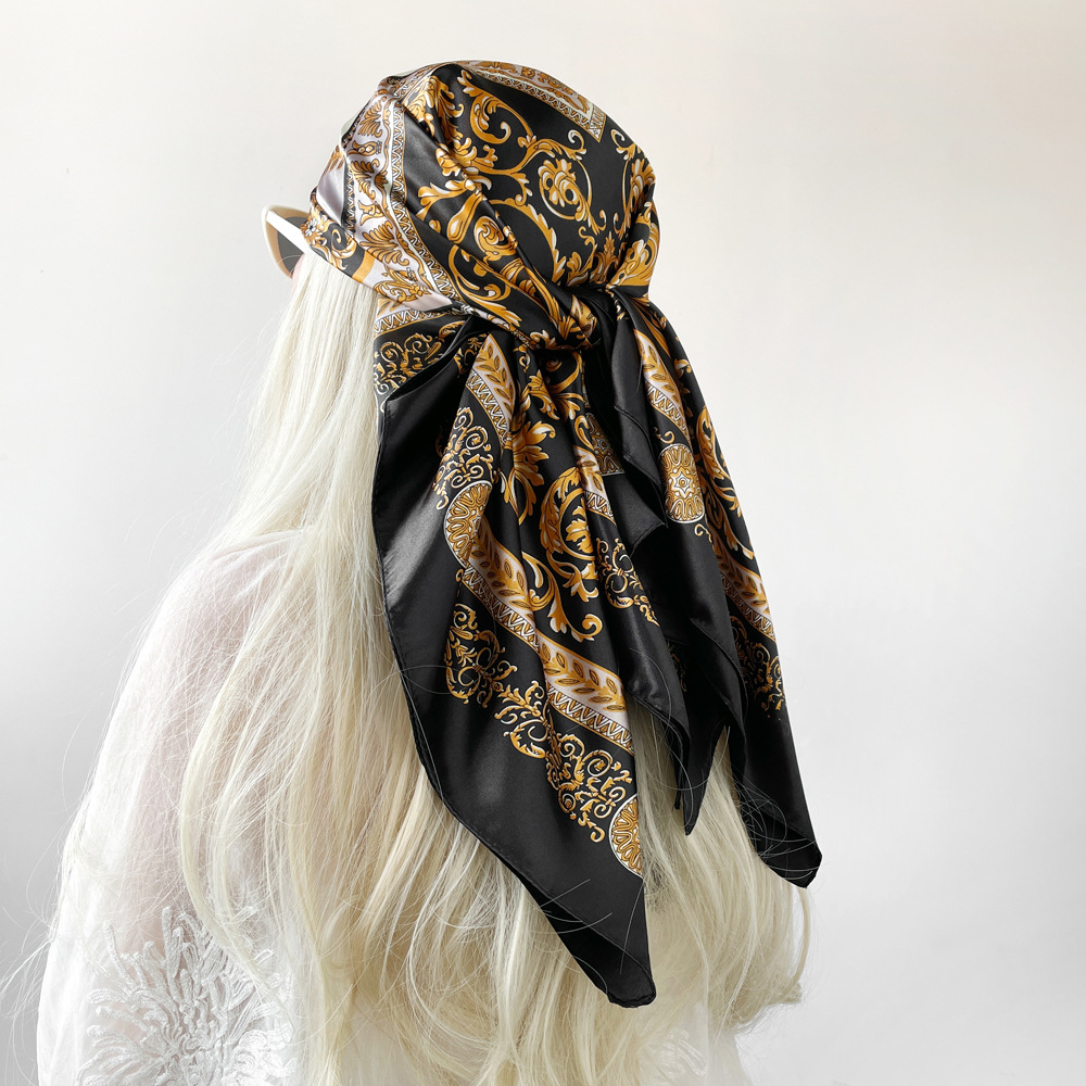 Silk Shawl Satin Square Scarf  - огляд і ціна Scarf Silk Square