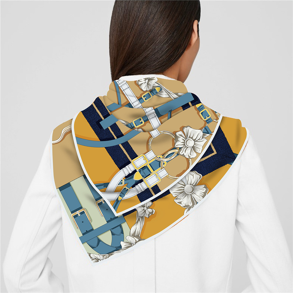 90cm New Design Belt Twill Sil - огляд і ціна Silk Neck Scarf