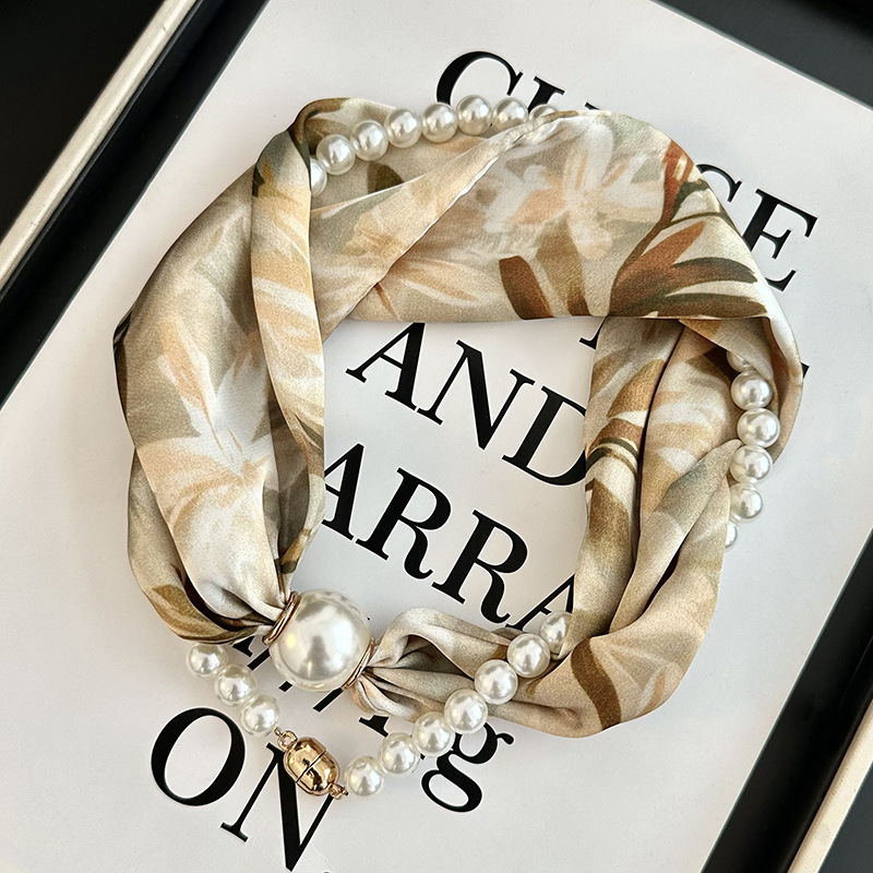 Printed Silk Scarf with Magnet - огляд і ціна Silk Neck Scarf