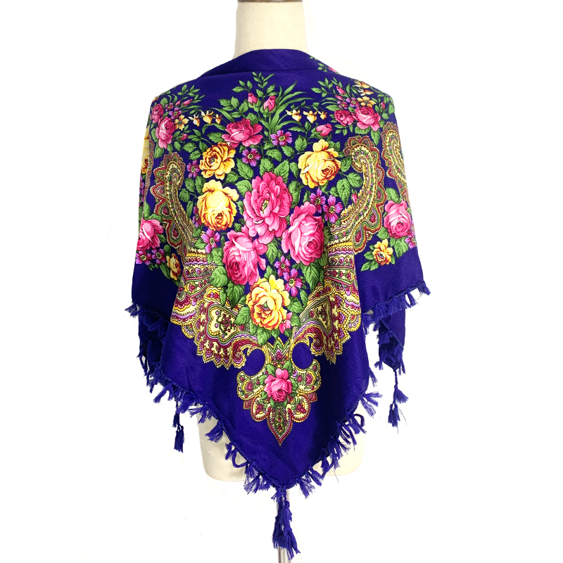 90*90cm WomenRussian Floral Sq - огляд і ціна Bandana Cotton