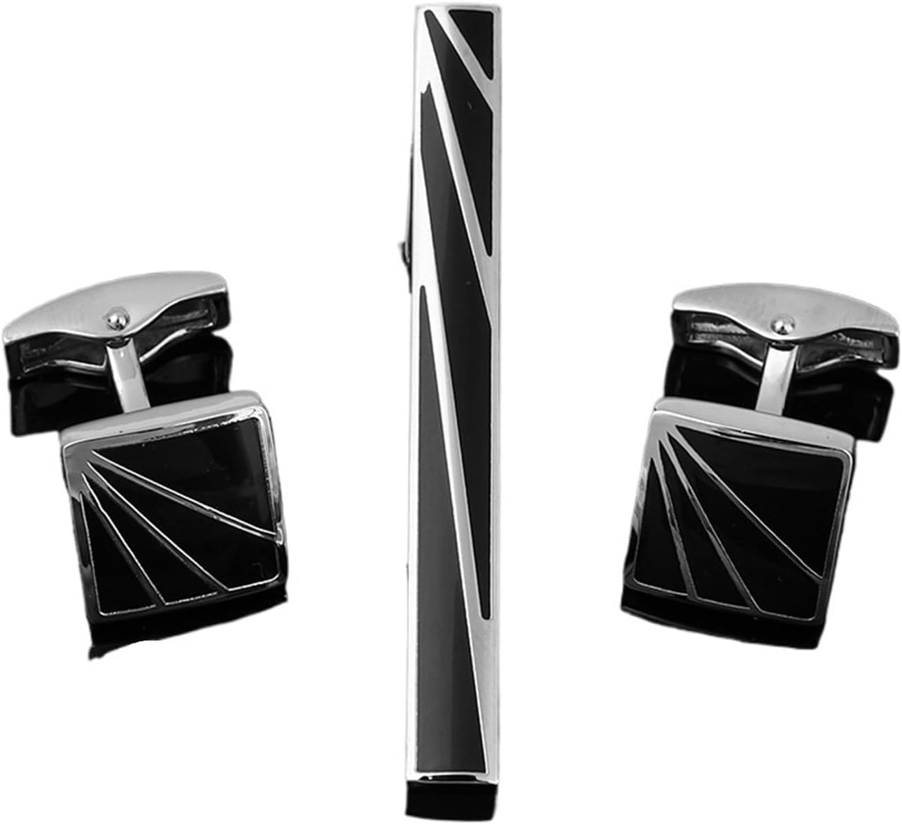 2 Sets,Mens Ties Clip Cufflink - огляд і ціна Tie Bar Set Gift