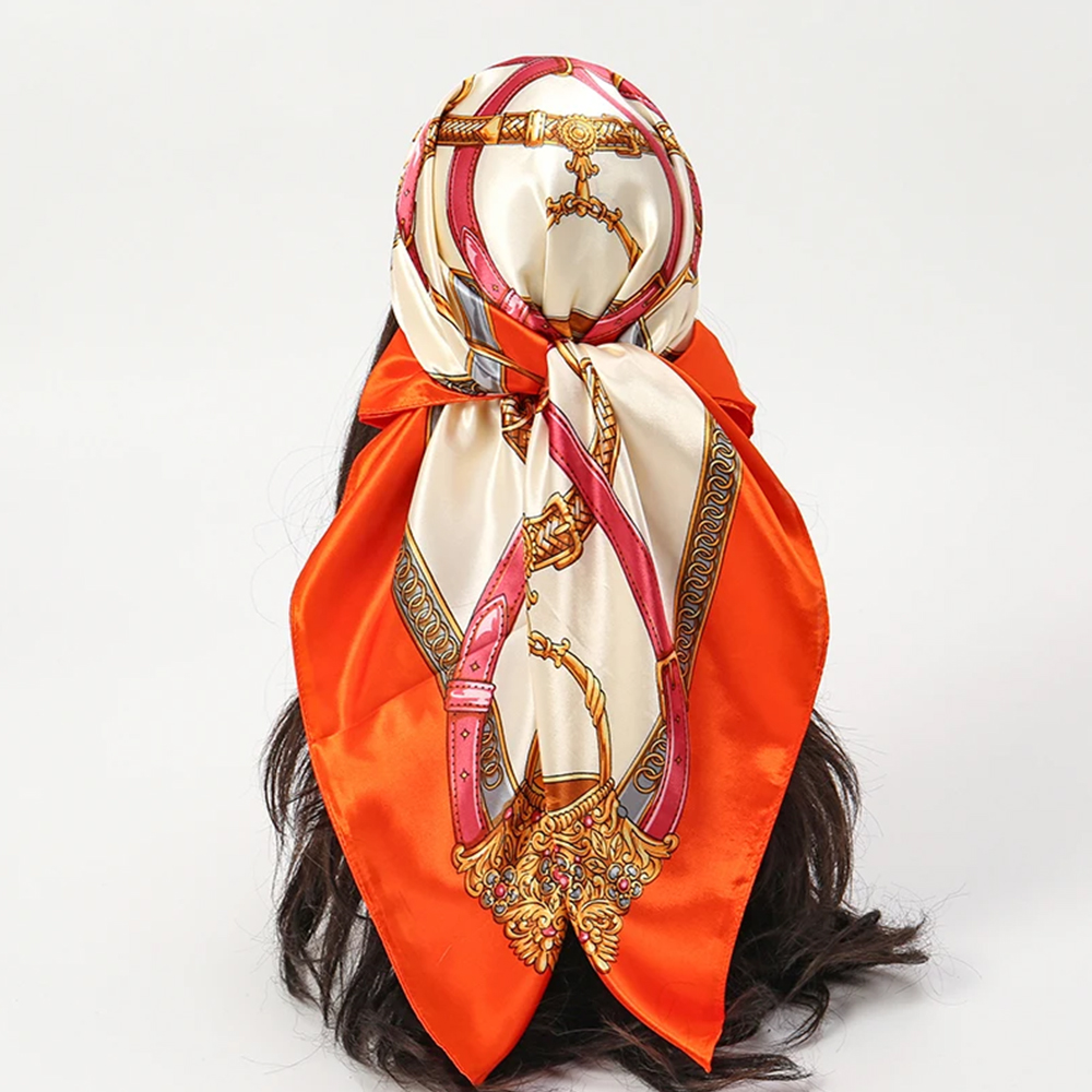 Fashion Scarves 90*90cm Women  - огляд і ціна Scarf Silk Square